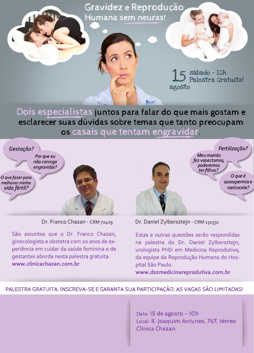 Palestra sobre infertilidade